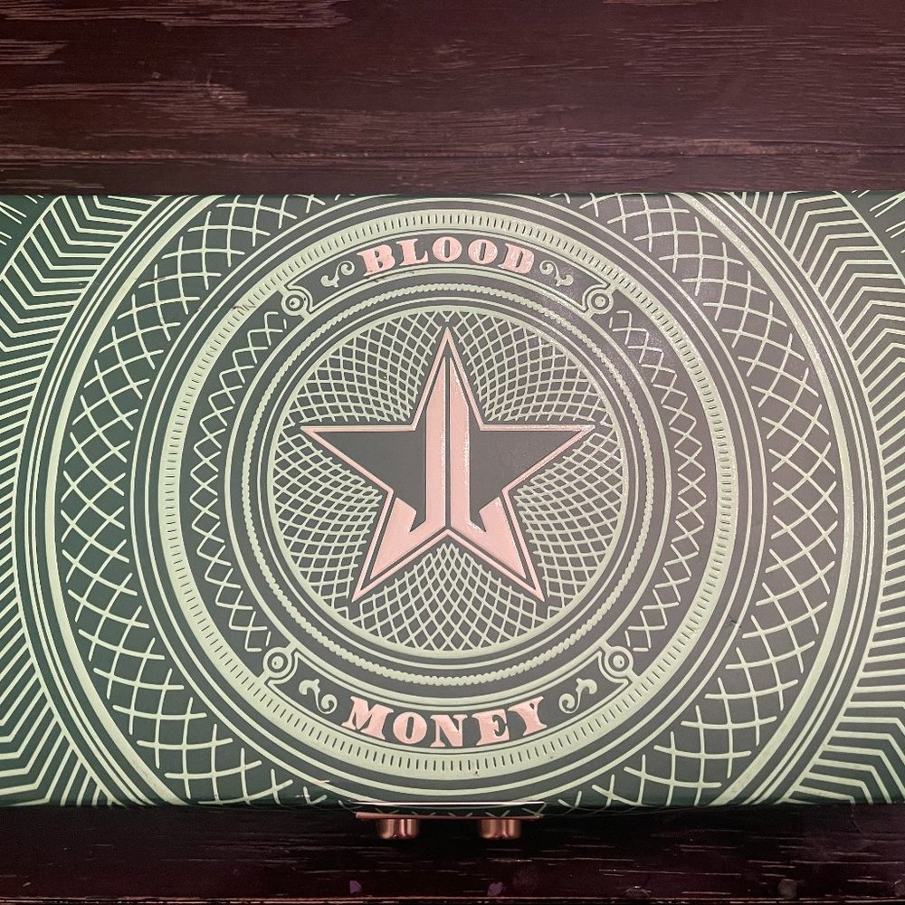 Jeffree Star cosmetics Blood Money eyeshadow palette original packaging included